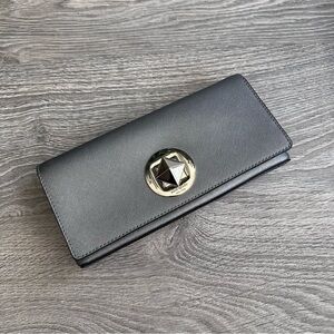 [PZ011] NWOT KATE SPADE KIERA NEWBURY LANE SAFFIANO CLUTCH IN SILVER